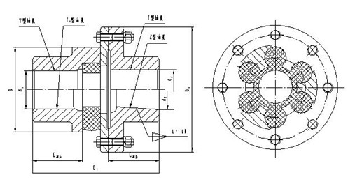 LMD(MLZ)系列梅花形弹性联轴器